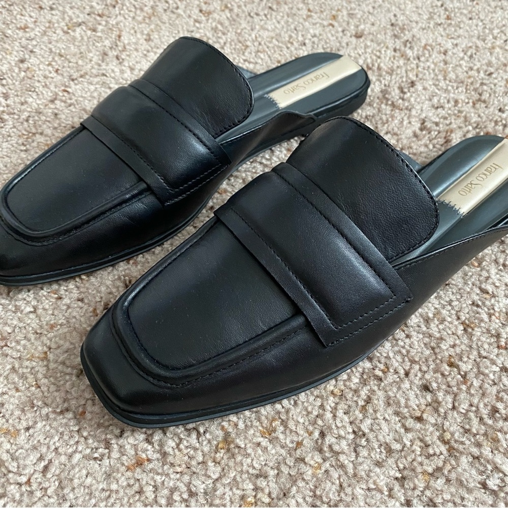NIB Wide Franco Duval Loafer Mule